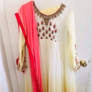Indian long party dress